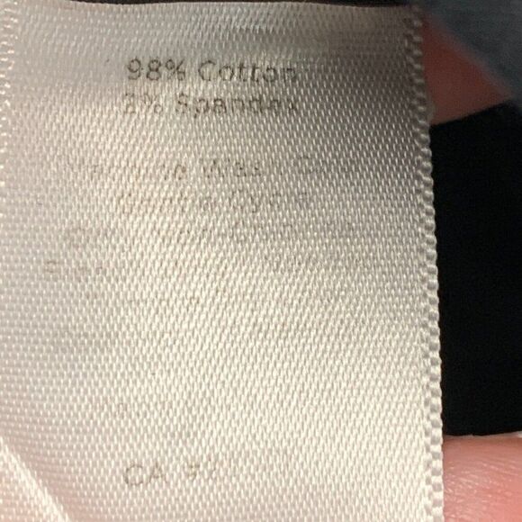 Talbots Capri Cropped Pants sz 6 Black White Polka Dots Inseam 25" - Picture 9 of 9